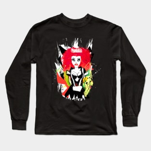 Rocky Horror Magenta Long Sleeve T-Shirt